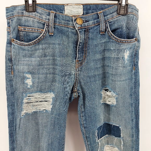 Current/Elliot The Stiletto 80's Skinny Cropped Jeans - Picture 3 of 8